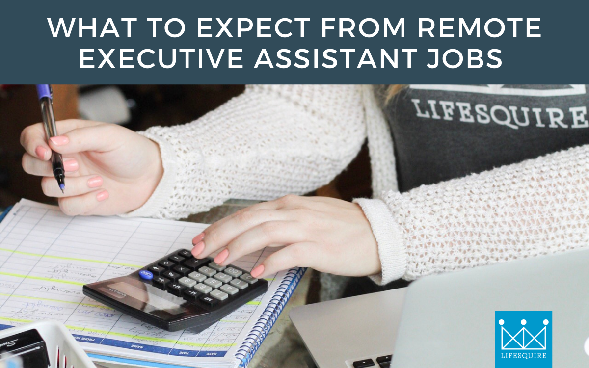 What to Expect From Remote Executive Assistant Jobs